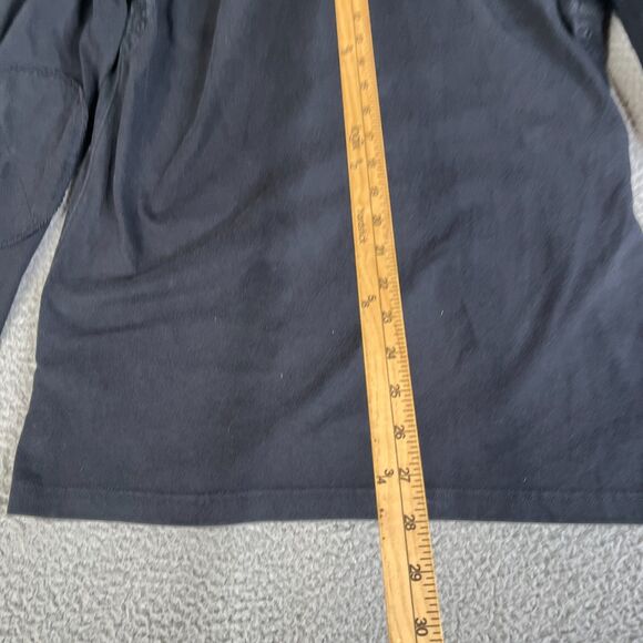 Nike Manchester United Long Sleeve Rugby Shirt Men M Black Blue Embroidered - Picture 10 of 14